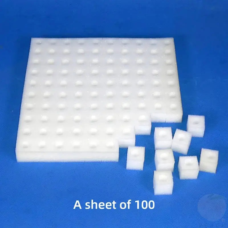 Hydroponic Seedling Sponge Plugs 100 Pcs Per Sheet For Soilless Cultivation Garden Nursery Pots Trays