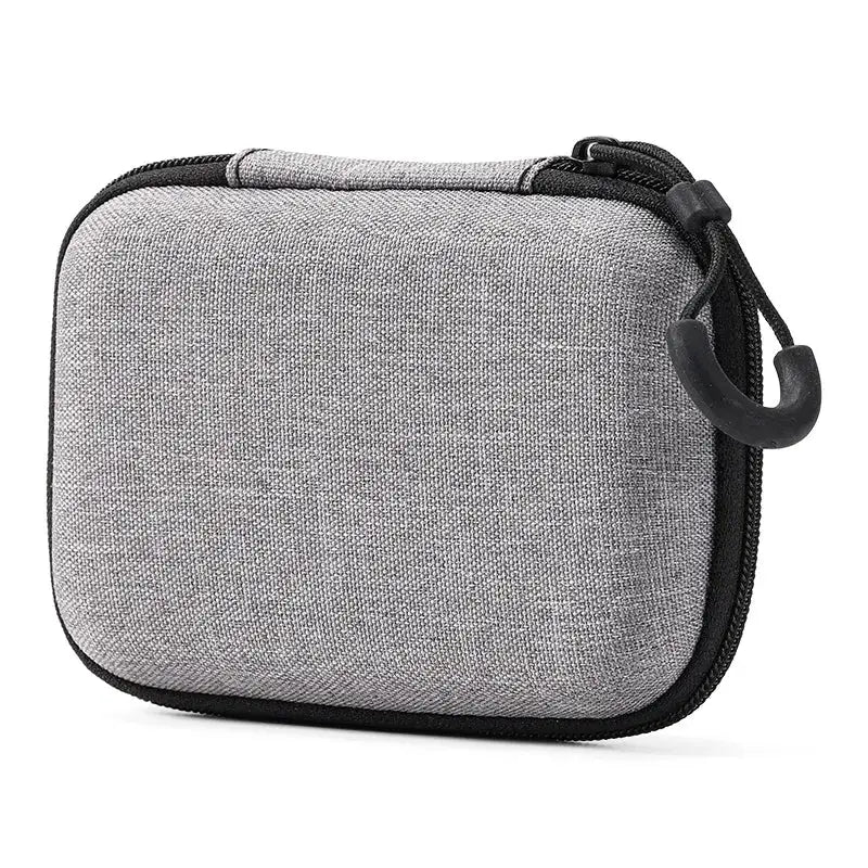 GuardianCase Shockproof Headphone Case Ultra Portable Protection For Earphones Memory Cards And USB Cables Leather Finish