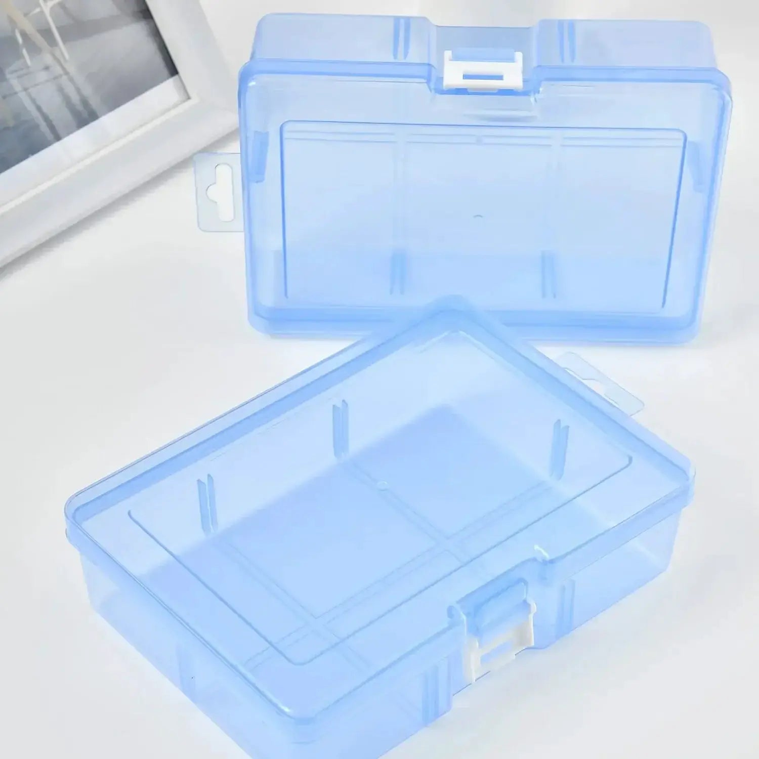 Transparent Plastic Storage Boxes for Jewelry Hardware Accessories and Small Items DIY Crafts and Cosmetics Organizer