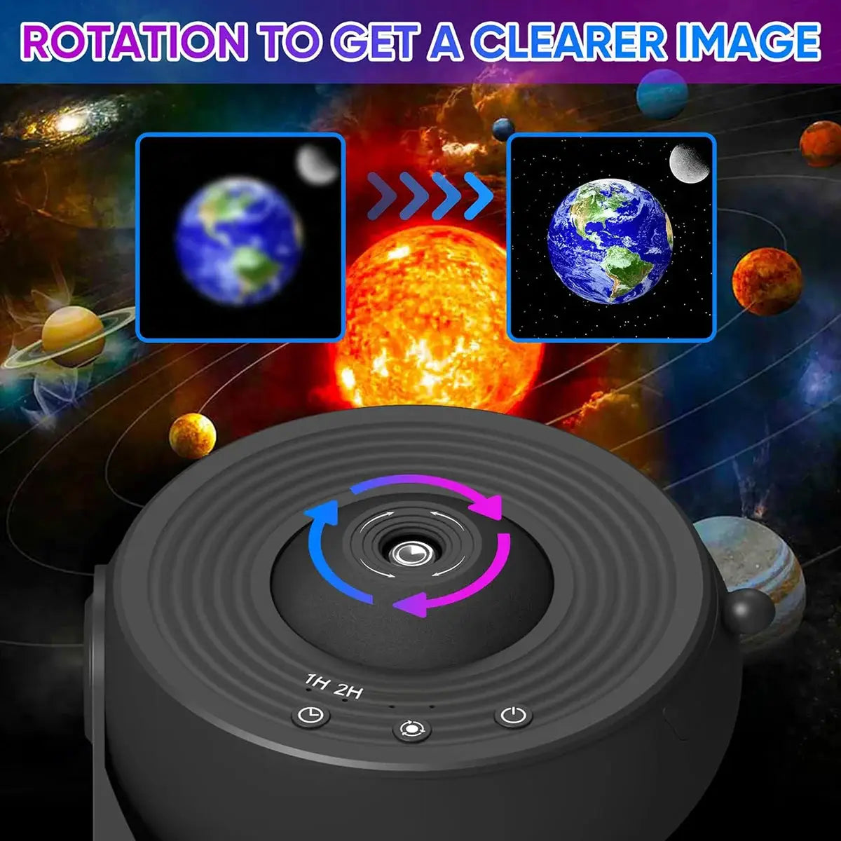 13 In 1 Galaxy Ultral Star Projector HD Night Light 360 Rotate