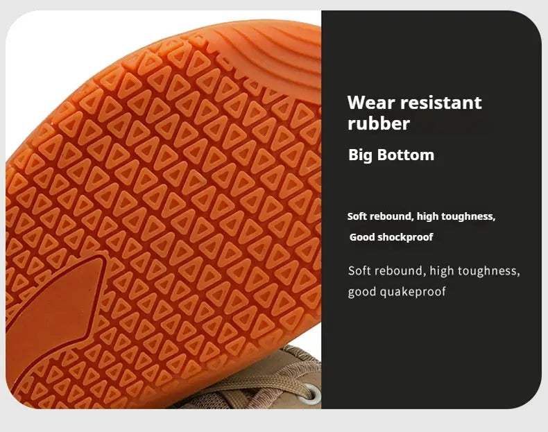 Trail running shoes orange outsole close-up with textured tread pattern
