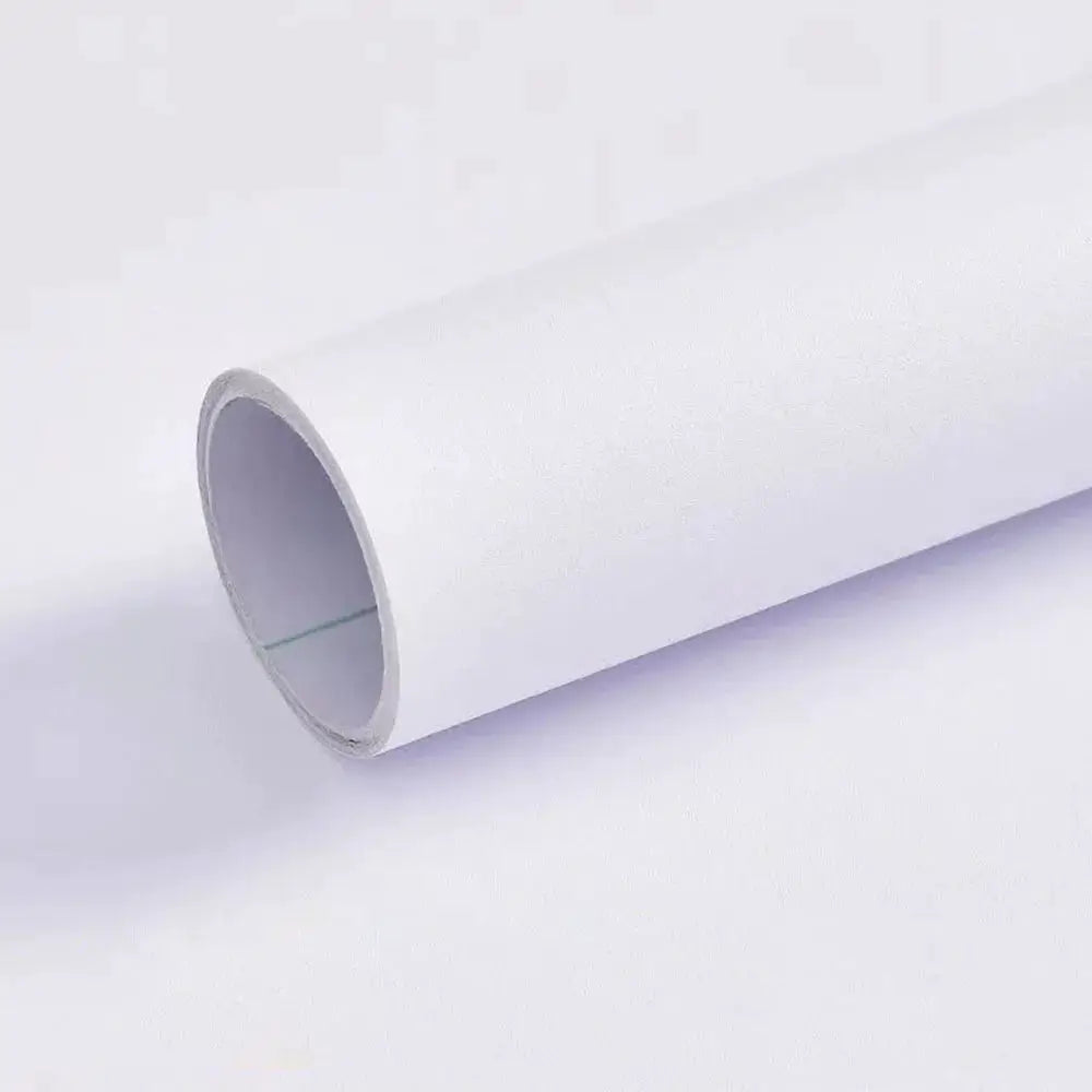 Thickened Pure Black Removable Waterproof Wallpaper Matte Self Adhesive Contact Paper for Walls Counters Cupboards PVC