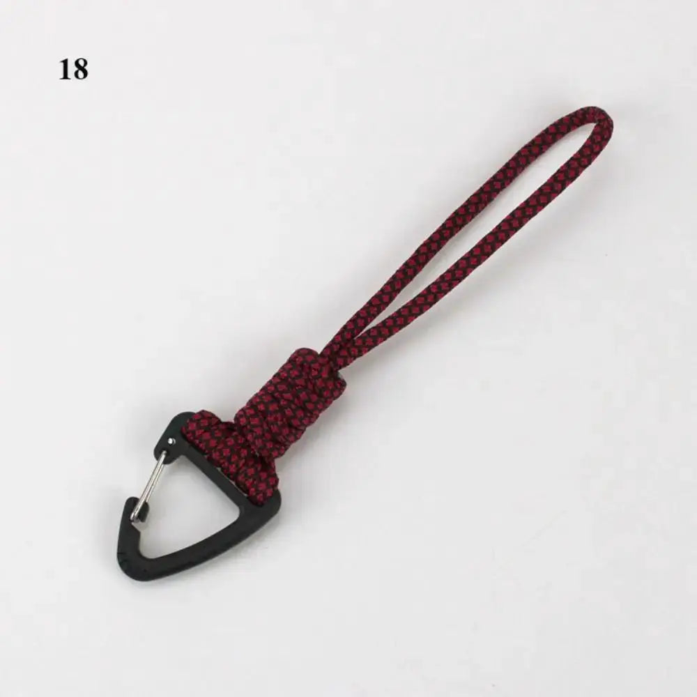 Paracord Keychain Lanyard With Rotatable Buckle High Strength Parachute Cord For Survival Backpack And Key Ring