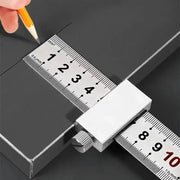 Portable Accurate Positioning Woodworking Tool Steel Ruler Positioning Limit Block Measuring Gauge for Carpentry