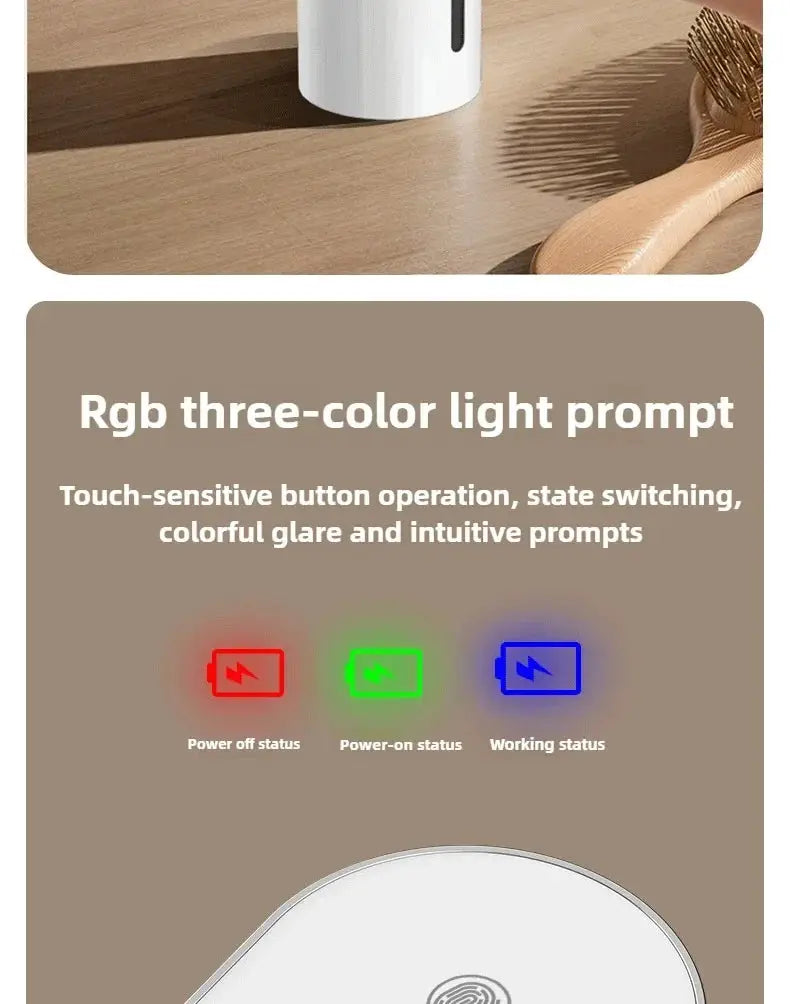 Simples Market automatic sensing soap dispenser, wall-mounted vertical Type C, with RGB status lights