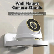 Punch Free Security Surveillance Camera Stand Traceless Wall Mounted Bracket Self Adhesive Drill Free Fixer 1pcs