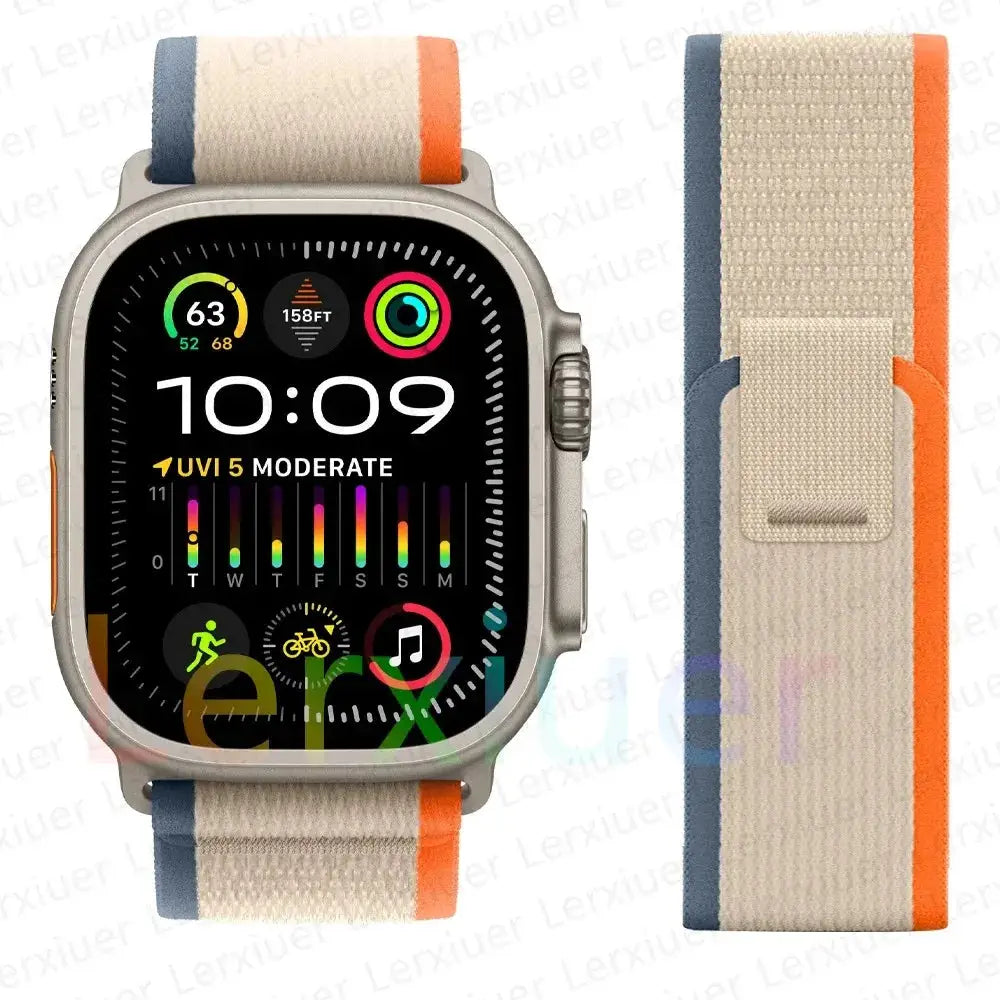 trail loop For apple watch ultra 3 2 Band 49mm 44mm 40mm 45mm 41mm 42mm correa bracelet iWatch series 7 se 8 9 10 11 46mm straps