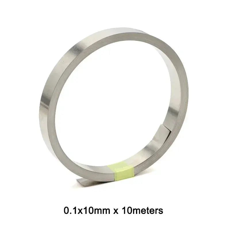 10m Roll Nickel Plated Steel Strip Connector For 18650 Li Ion Battery Spot Weld Belt 0.1mm 0.12mm 0.15mm 0.2mm