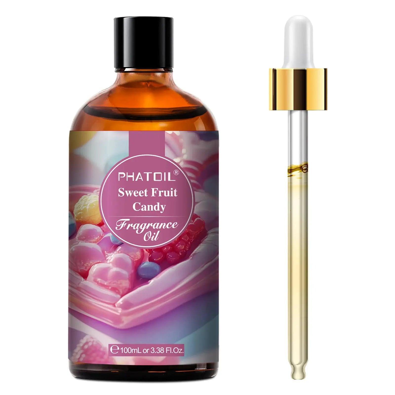 PHATOIL 100ml Fragrance Oils Set With Dropper White Musk Orange Blossom Bubble Gum Baby Powder Coffee For Aromatherapy