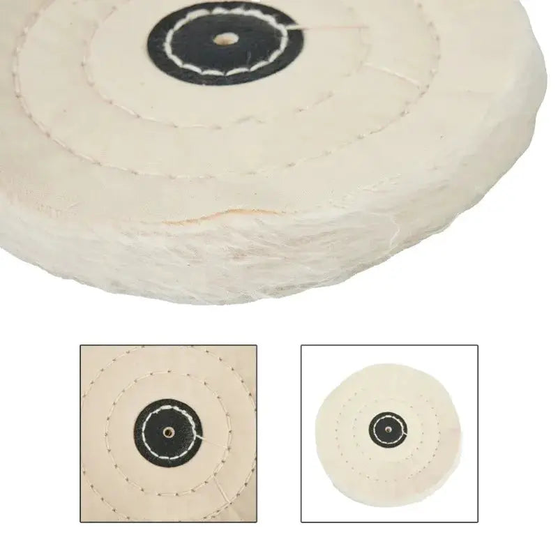 2 to 8 Inch Angle Grinder Discs Cotton Polishing Wheels Buffing Pads for Sanding Jewelry Metal Glass Woodworking
