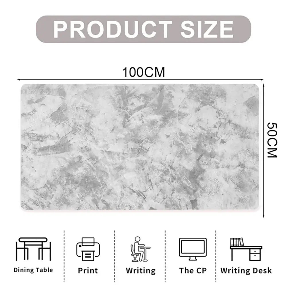 Large Line Texture Mouse Pad With Durable Stitched Edges Non Slip Base For Office Gaming And Study