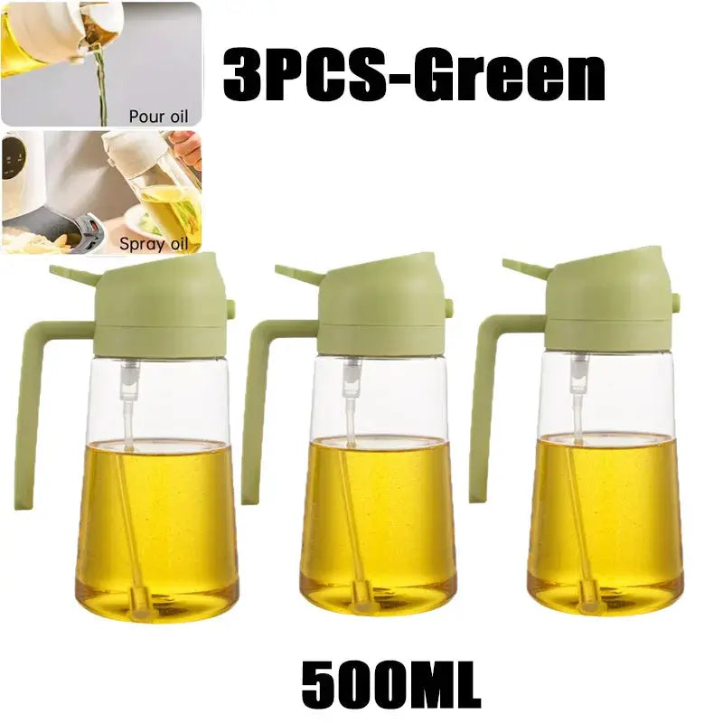 200 300 500 Milliliters Oil Spray Bottle For BBQ Cooking Olive Oil Sprayer Fine Mist Refillable Vinegar Compatible