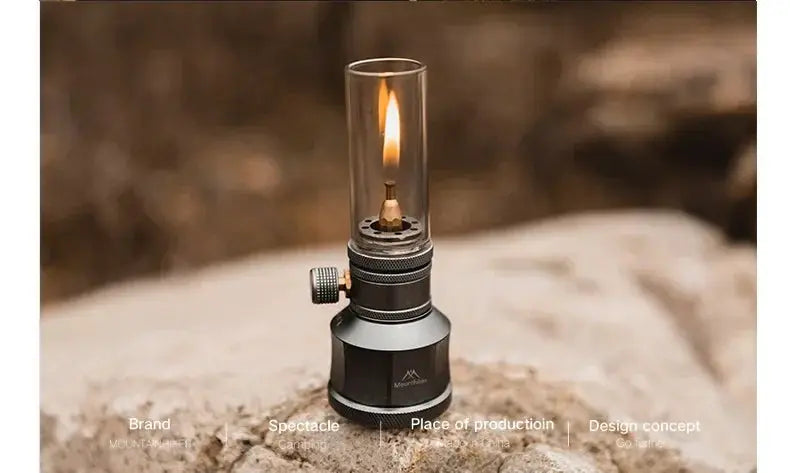 Mountainhiker Retro Butane Gas Light For Desktop Camping Picnic