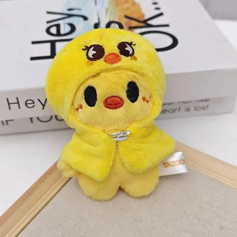 SKZOO Stray Kids Plush Keychain 12cm Doll Cloak Fashion Toy Fans Gift Official Collectible Item