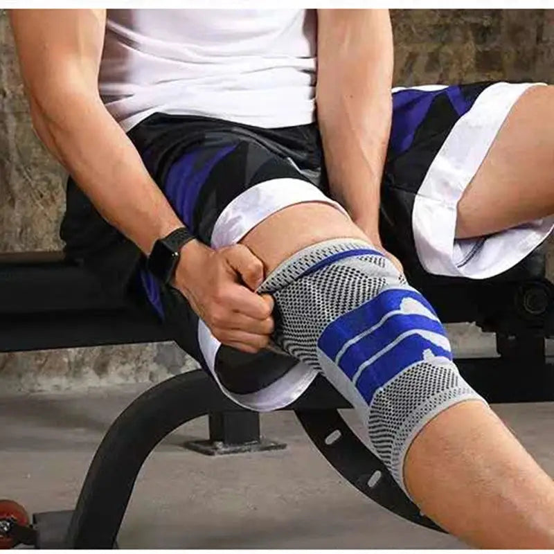 Knee Brace Silicone Sleeve Knee Pads For Arthritis And Meniscus Protection Joint Support With Compression For Sports