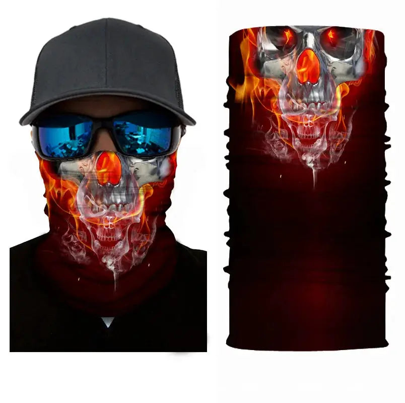 Seamless Tactical Neck Gaiter Bandana Scarf For Men Face Mask Balaclava For Cycling Skiing Motorcycle Hiking