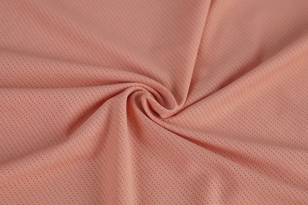 DAREVIE cycling jersey mesh fabric swatch in pink by Simples Market
