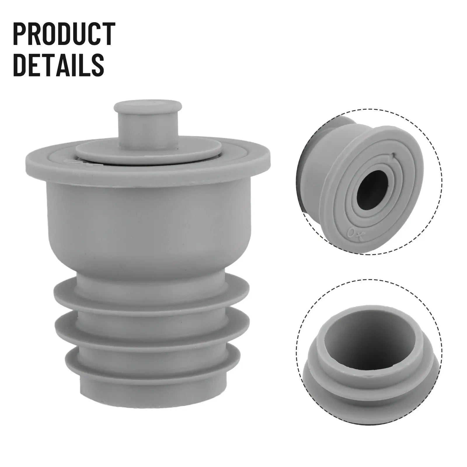 Simples Market gray rubber pipe seal for washing machine drain with gasket rings