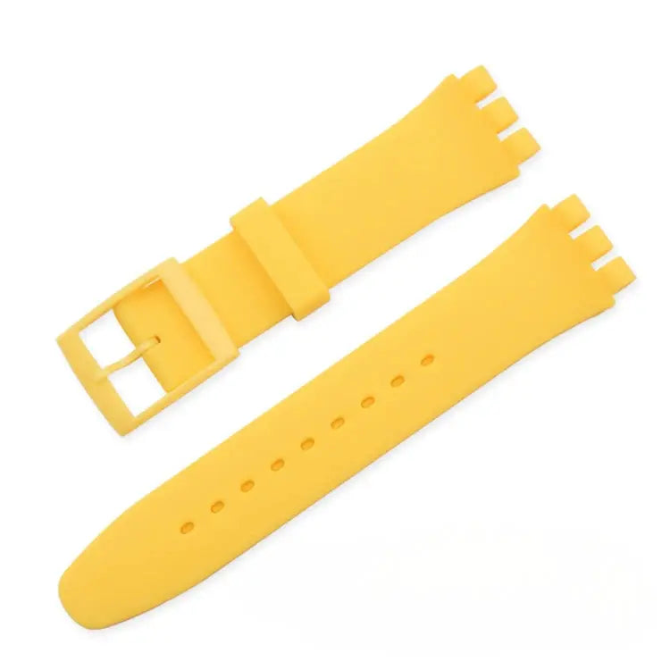 Swatch Compatible Silicone Watch Band 16mm 17mm 19mm 20mm Waterproof Colorful Rubber Strap For Men And Women