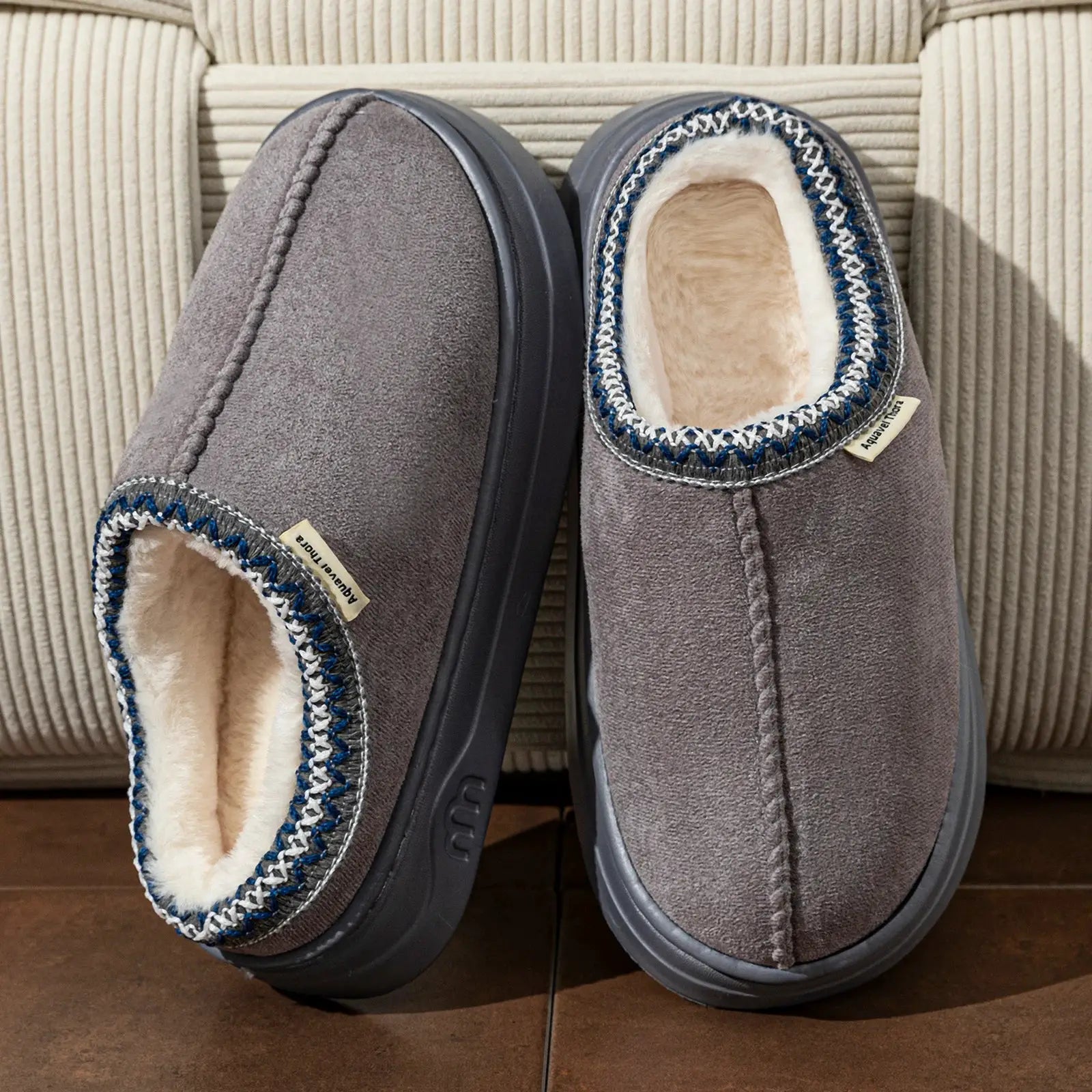 CozyNest Winter Women Slippers Boots With Fuzzy Fur Lining And Anti Slip EVA Sole For Indoor Outdoor Warmth