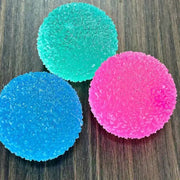 Ice Ball Maltose Squishy Toy Blue Mochi Sensory Fidget Toy Transparent Slow Rebound Decompression Toy Anti Stress