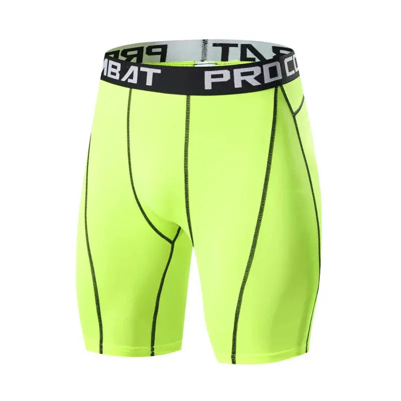 Mens Bodybuilding Compression Tights for Gym Workouts Elastic Skin Tight Leggings for Men