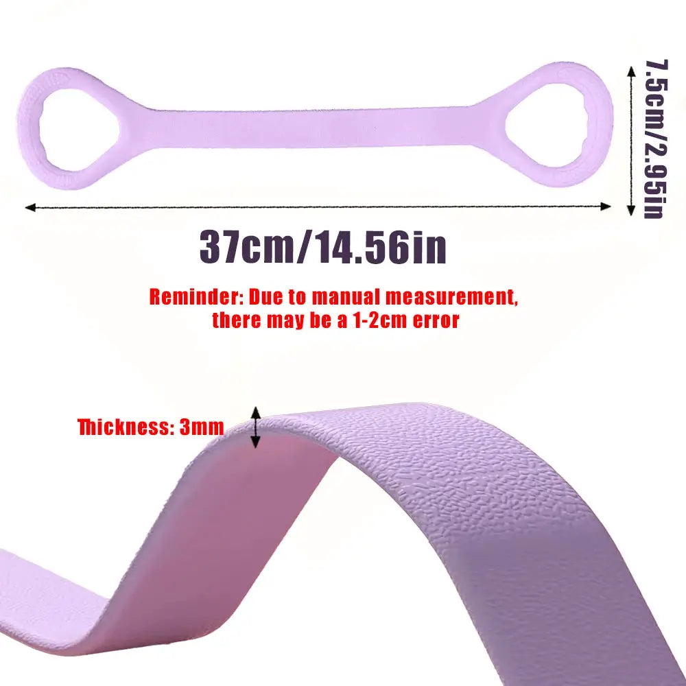 FlexFit 8 Shaped Resistance Band For Full Body Training Arm Back Shoulders Chest Leg Home Workouts