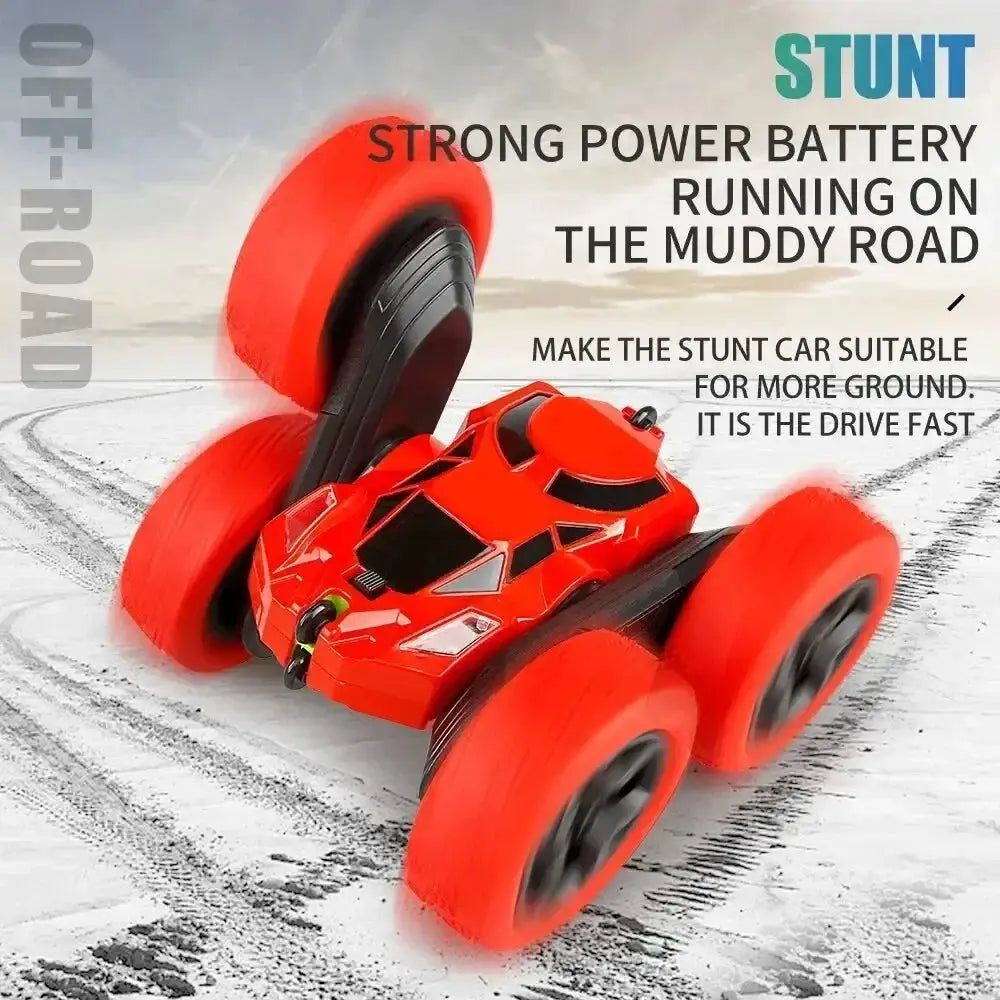 RC Stunt Car Double Sided Flip Remote Control Car 2.4G High Speed 360 Degree Rotation Drift Toys For Kids