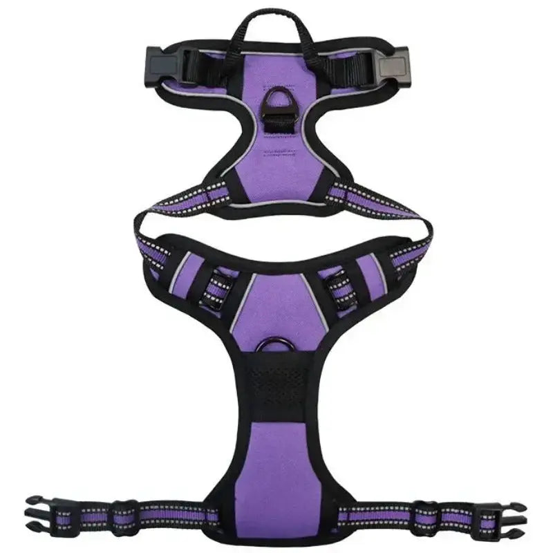 Reflective Adjustable Breathable Vest Chest Strap Harness For Small Medium Large Dogs Cats Puppies Pet Collar Accessory