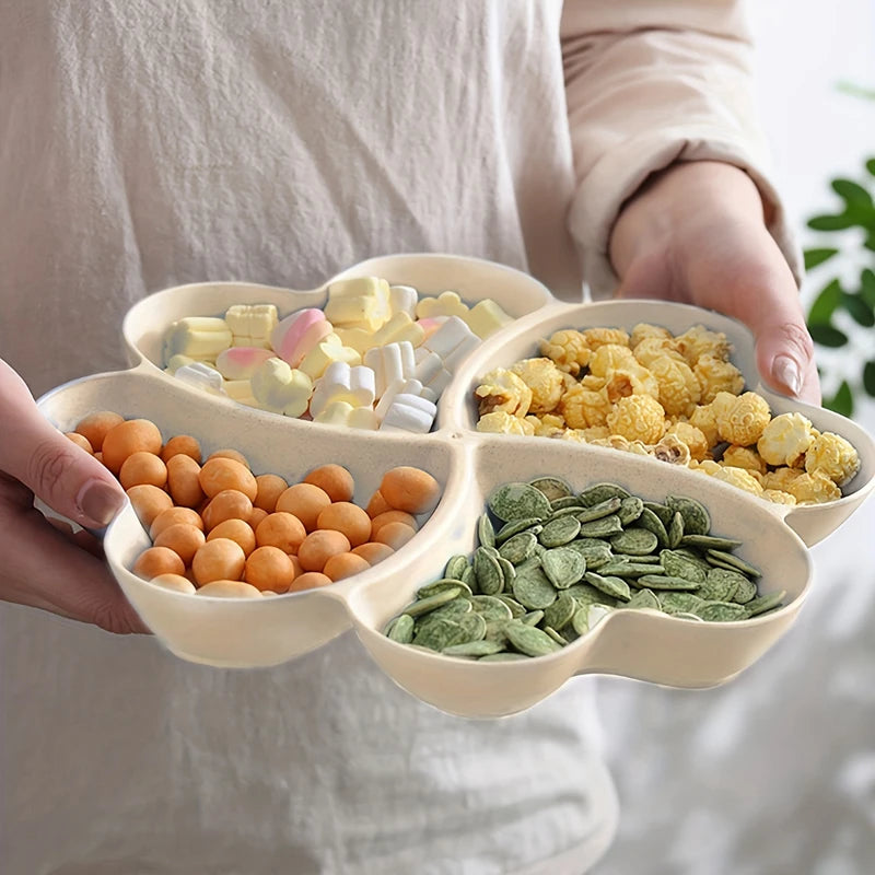 Heart Shaped Fruit Platter With Divided Tray And Storage Box