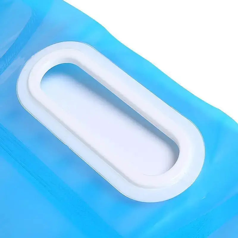 5L/10L blue collapsible water container for outdoor camping and emergencies