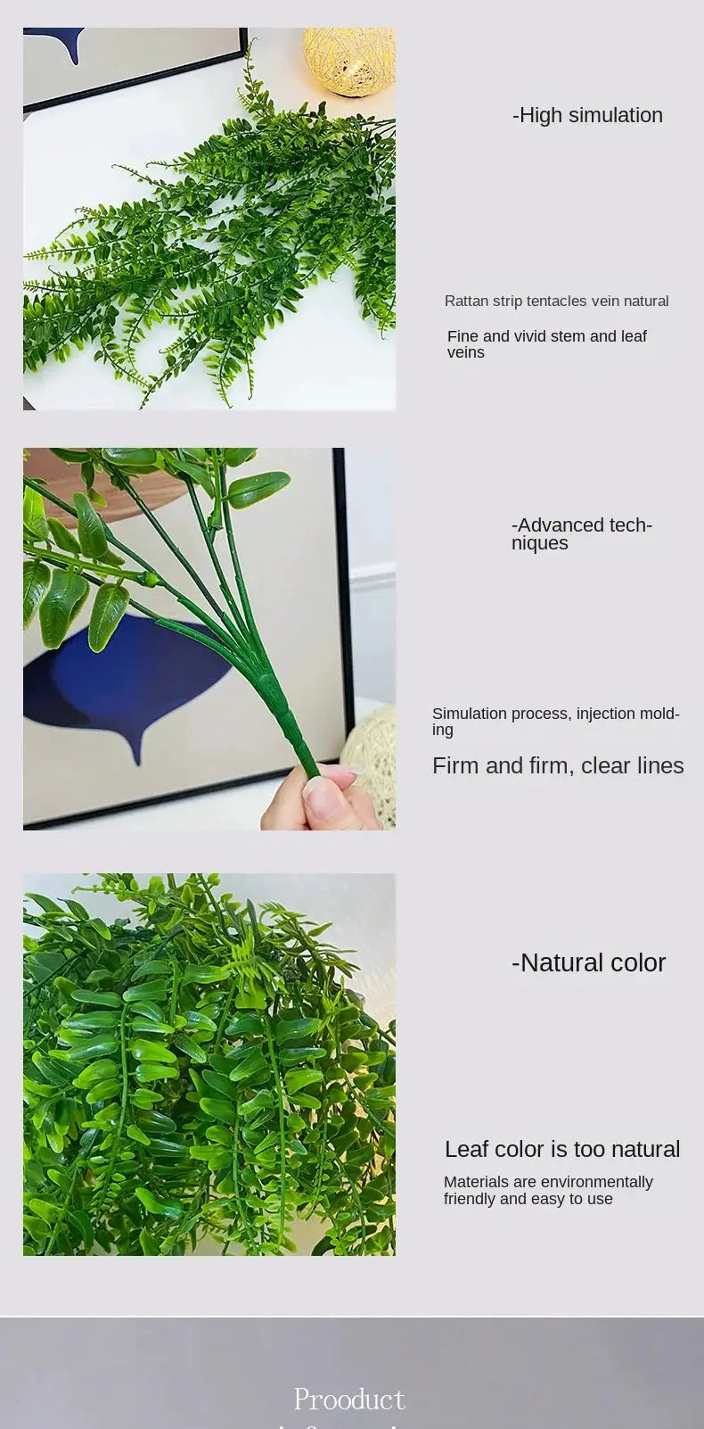 90cm artificial plant vine garland with green plastic ivy leaves for hanging decor by Simples Market