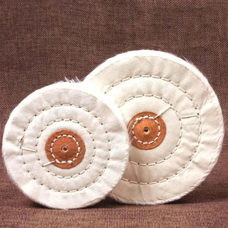 2 to 8 Inch Angle Grinder Discs Cotton Polishing Wheels Buffing Pads for Sanding Jewelry Metal Glass Woodworking