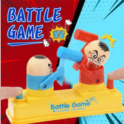 Two Player Antistress Fight Table Game Prank Toy Funny Practical Joke Battle With Soft Hammer For Family Fun Gift