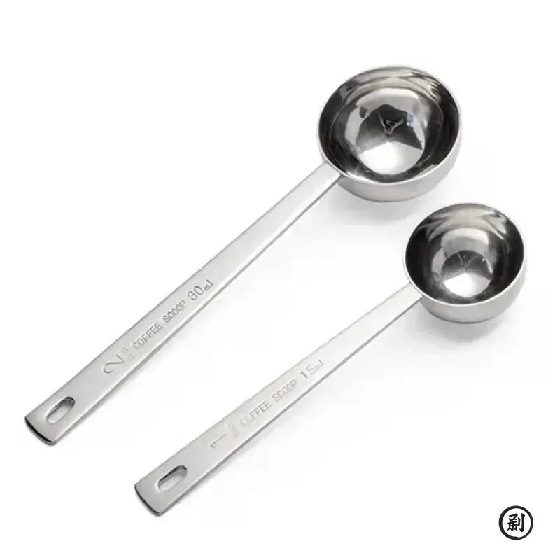 Minimalist Long Handle Measuring Spoon 1 Tablespoon Stainless Steel For Coffee Powder And Spices