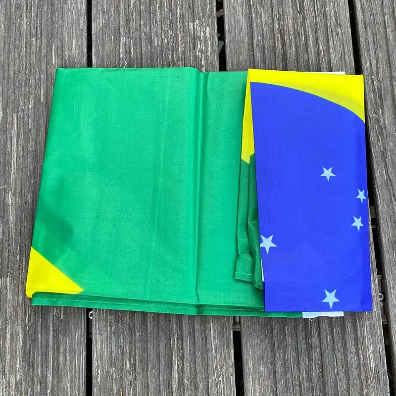 90x150cm Brazilian Flag Polyester Banner For Celebrations Outdoor