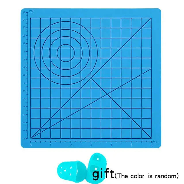 3D Printing Pen Silicone Mat Kit With 2 Finger Protectors For Kids And Adults Drawing Tools Template Pad