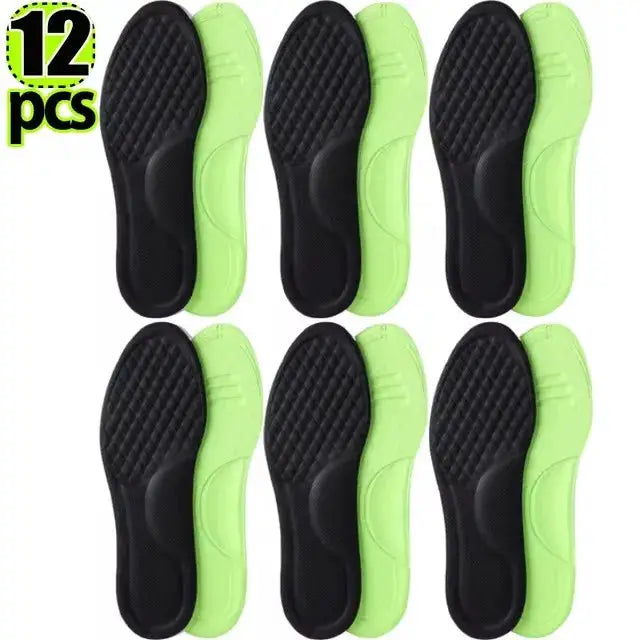Soft Memory Foam Orthopedic Insoles Deodorizing Antibacterial For Shoes Sweat Absorption For Sports