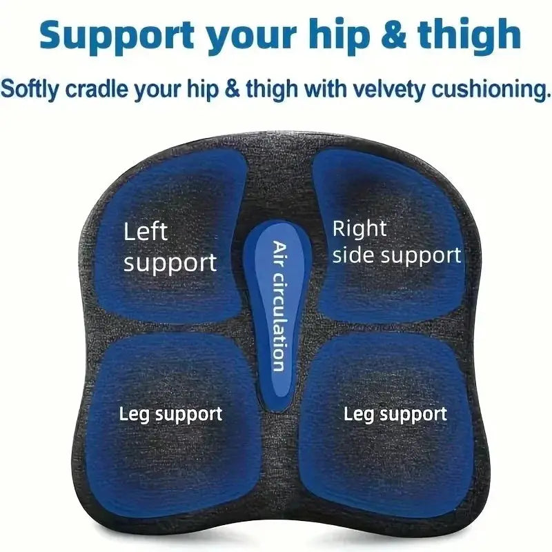 Memory Foam Seat Cushion for Tailbone Pain Relief Sciatica Back Pain Orthopedic Non Slip Office Chair Car Seat