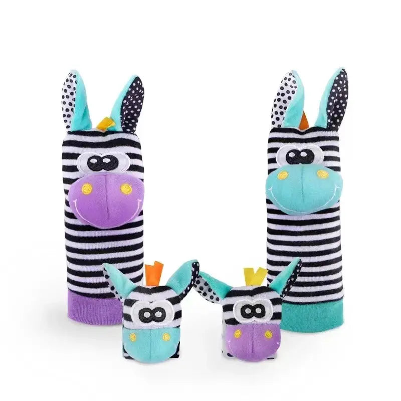 Baby Wrist Rattle Socks Toys 0 To 12 Months Learning Toy For Boys And Girls Educational Development Sensory Gift