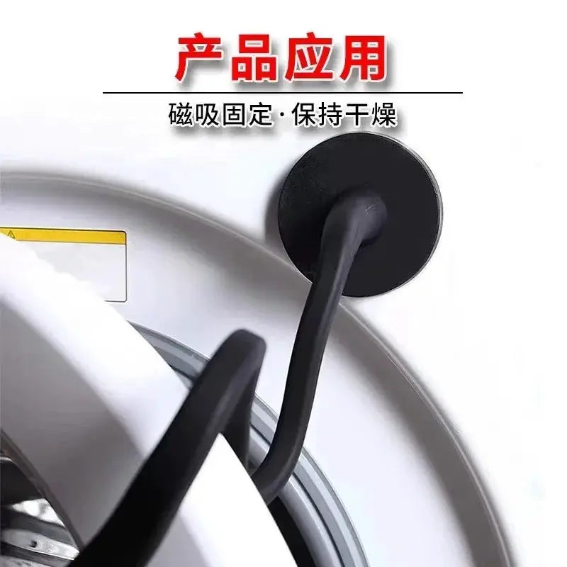 Snake Shaped Silicone Magnetic Door Bracket For Front Loading Washing Machine Strong Magnet Door Holder