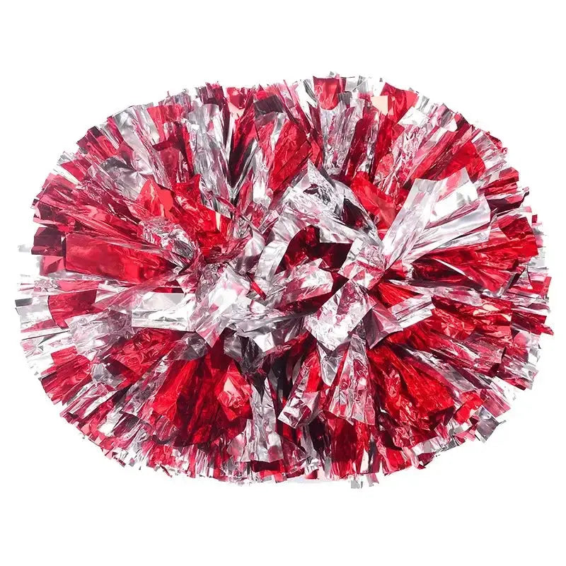 Large Cheerleading Pom Poms With Handle Cheer Balls Big Gold Silver Red Yellow Blue For Women And Kids Accessories