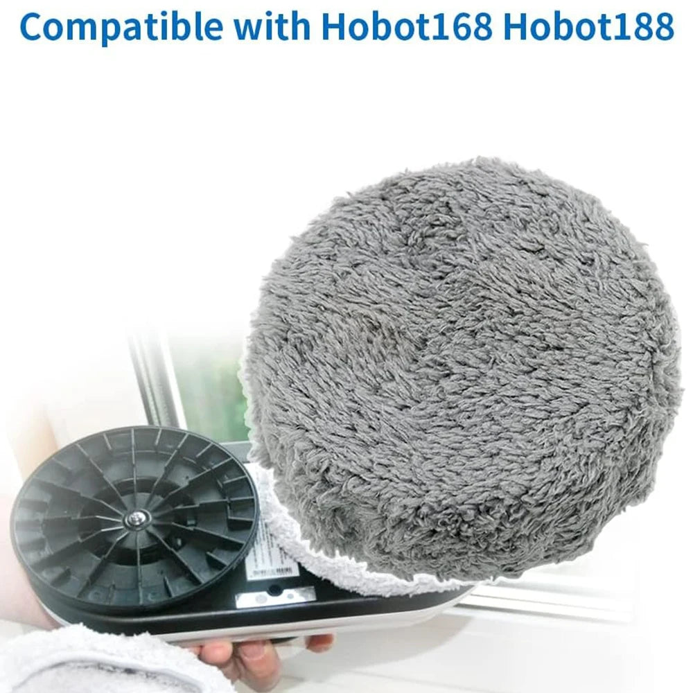 Mop Pads For HUTT DDC5 DDC55 Electric Window Vacuum Cleaner Washable Mop Cloth Rags Window Glass Cleaning Clothes Kit