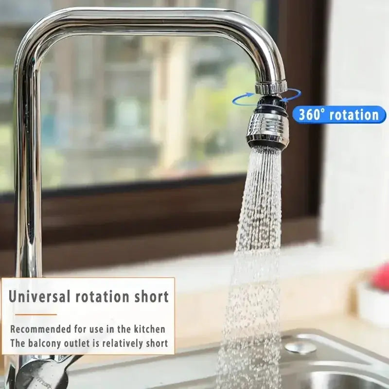 2 Modes 360 Rotatable Faucet Extender With Bubbler For High Pressure Water Saving Kitchen And Bathroom Accessories