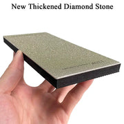 Thickened Non Slip Base Diamond Stone Kitchen Knife Sharpening System 15 Degree Sharpener Whetstone Leather Polishing
