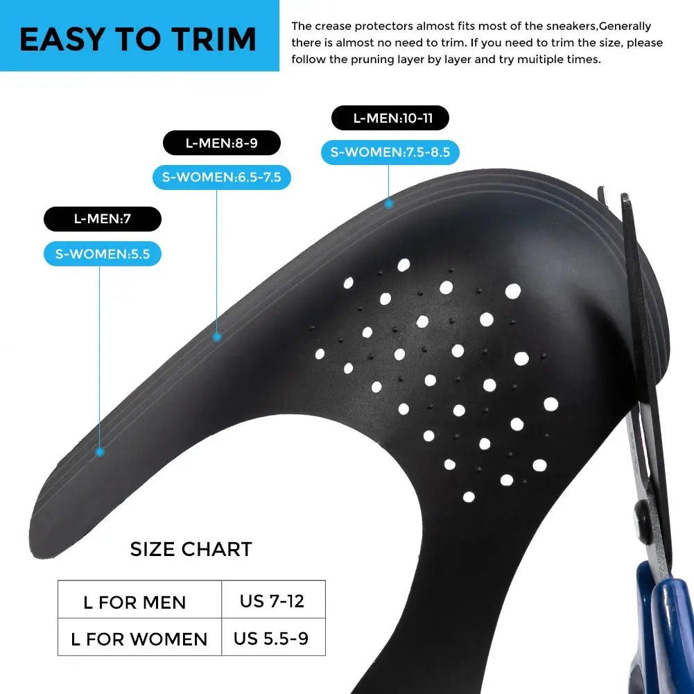 Universal Shoe Trees For Sneakers Air Force Anti Wrinkle Crease Prevention Toe Cap Protector Accessories 1 Pair
