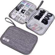 TechNest Electronics Organizer Bag Premium Waterproof Carrying Pouch For Travel Cable And Gadget Storage
