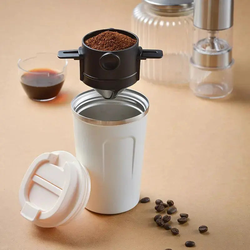 Collapsible Stainless Steel Coffee Dripper Portable Reusable Filter For Coffee And Tea