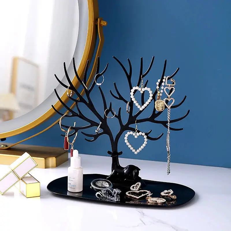 Aurora Home Acrylic Tree Jewelry Display Stand Desktop Organizer For Earrings Necklaces Rings Bracelets