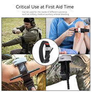 65 Cm Outdoor Rotary Tourniquet Tactical Belt Metal First Aid Military Grade Emergency Response
